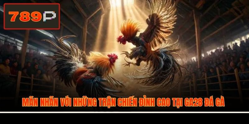 Mãn nhãn với những trận chiến đỉnh cao tại GA28 đá gà